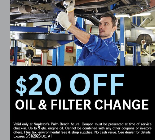 $20 Off Oil & Filter Change