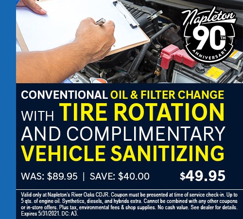 Conventional Oil & Filter Change