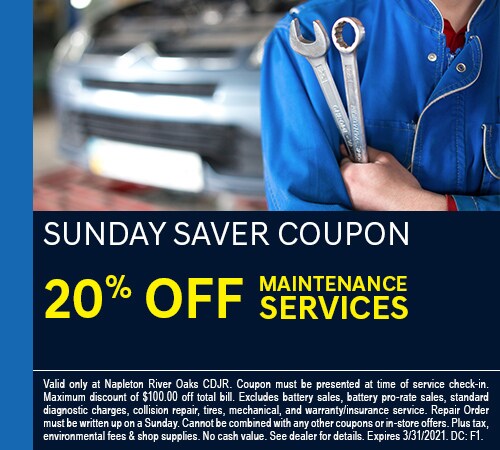 20% Off Maintenance Service