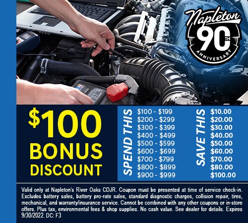 $100 Bonus Discount Coupon