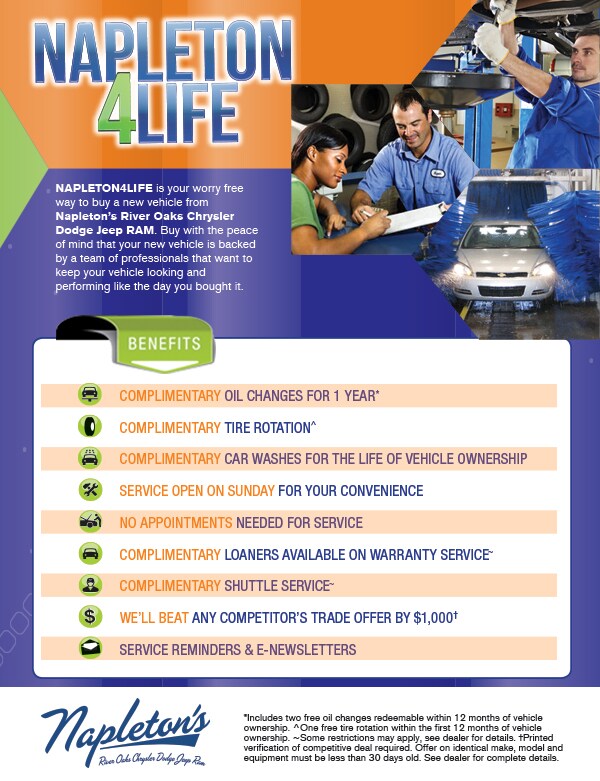 Napleton4Life Program Saves You Money