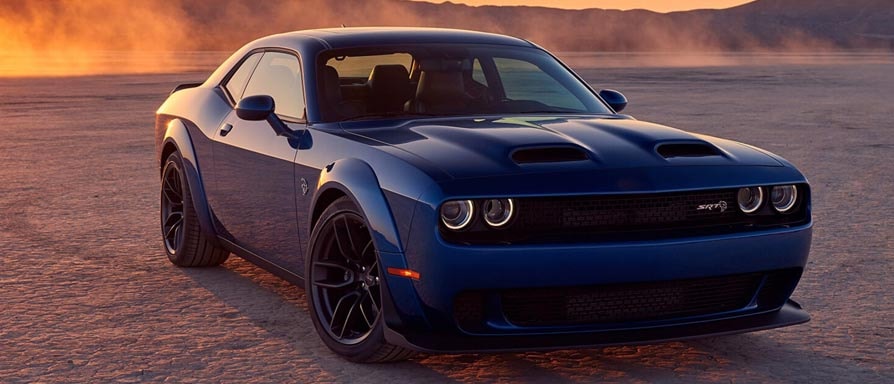 Test-Drive a Hellcat Muscle Car IndiGo Blue Dodge Challenger SRT Hellcat Chicago