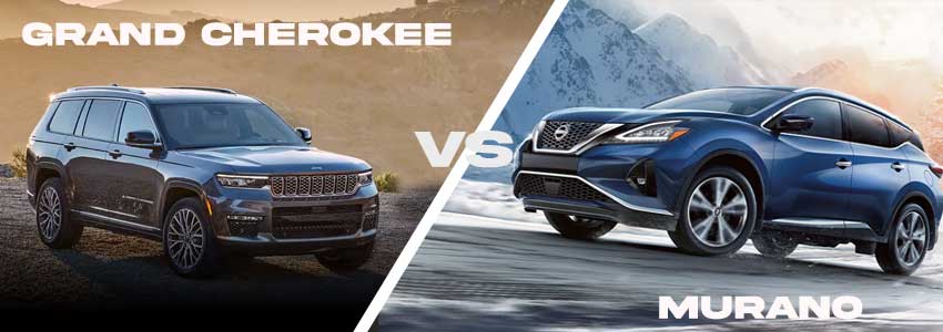 Jeep Grand Cherokee vs Nissan Murano Jeep Grand Cherokee vs Nissan Murano