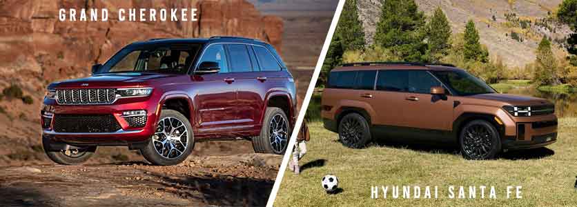 2024 Jeep Grand Cherokee vs 2024 Hyundai Santa Fe