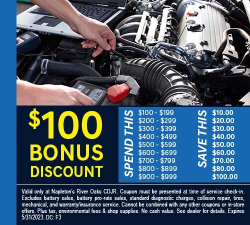 $100 Bonus Discount