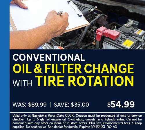 Conventional Oil and Filter Change