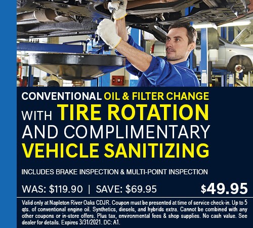 Conventional Oil & Filter Change