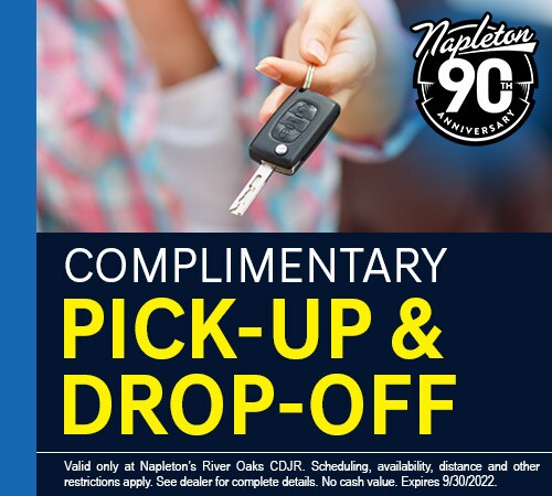 Complimentary Pick Up and Drop Off