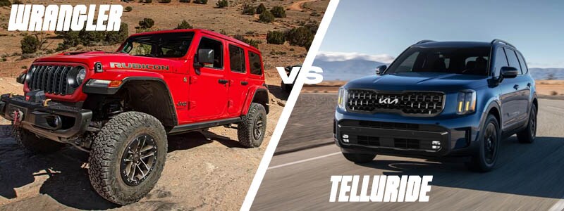 Jeep Wrangler vs Kia Telluride