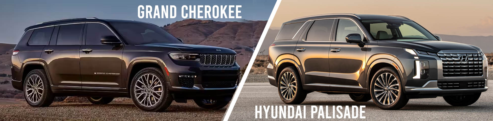 Jeep Grand Cherokee vs Hyundai Palisade Jeep Grand Cherokee vs Hyundai Palisade