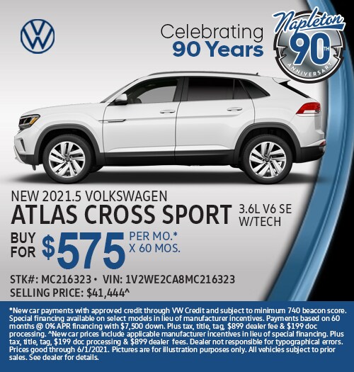 New 2021.5 Volkswagen Atlas Cross Sport