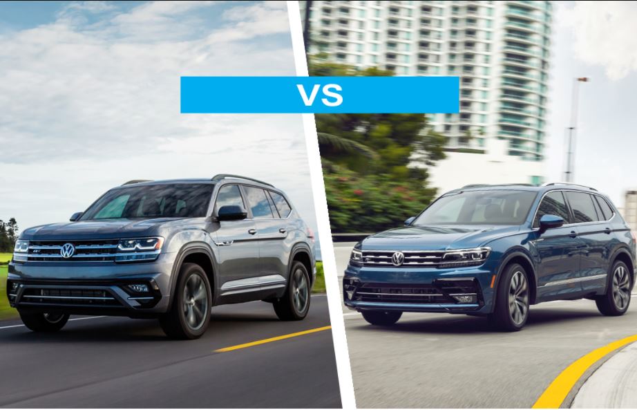Volkswagen Atlas vs Volkswagen Tiguan.JPG vw atlas vs vw tiguan