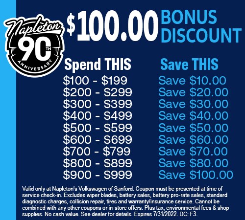$100 Bonus Discount Coupon