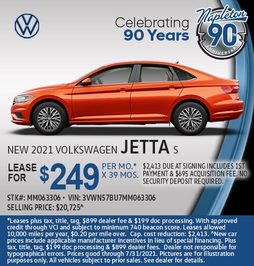 New 2021 VW Jetta in Stock
