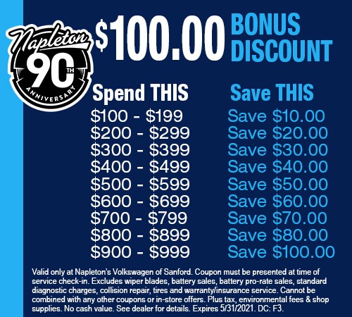 $100 Bonus Discount Coupon