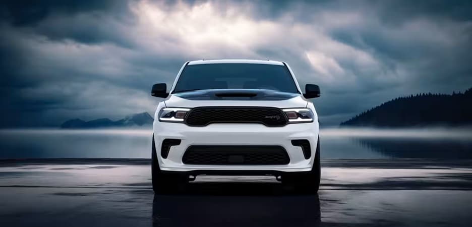 Dodge Durango Exterior Design white dodge durango grille