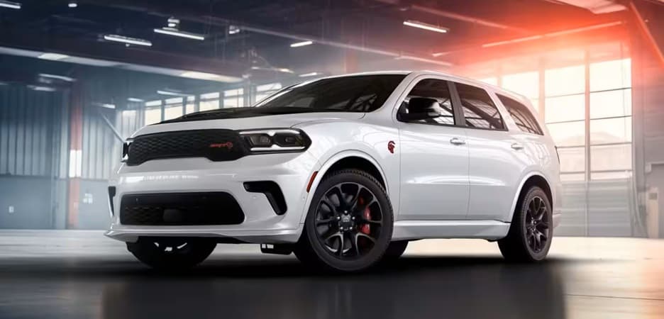 Dodge Durango Test Drive white dodge durango hellcat