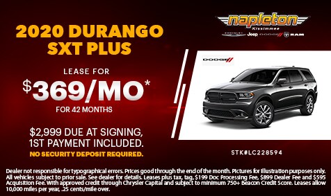 1305 Napleton Kissimmee New Car Specials May 2020-Banner-2020-Durango-SXT-Plus.jpg