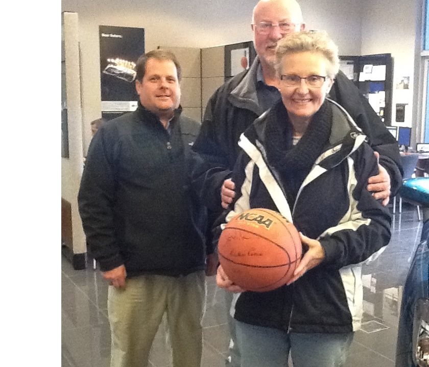 Rockford Subaru Salesperson Tim Normoyle March Madness Ball Donation Customers.jpg