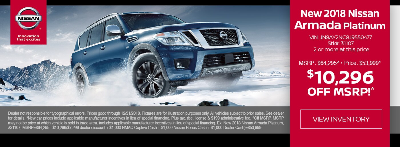 Nissan Armada Special Deal Nissan Armada Special Deal