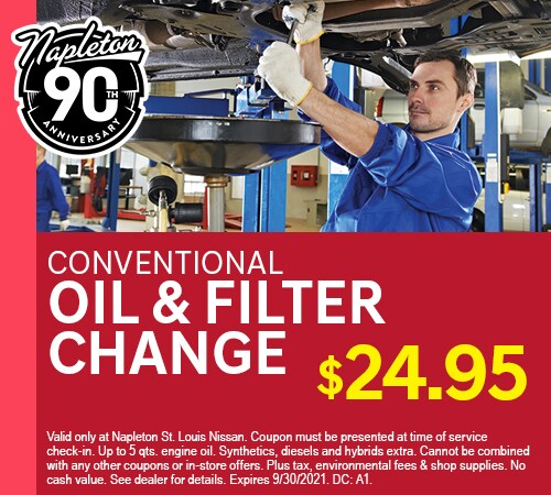 Conventional Oil and Filter Change