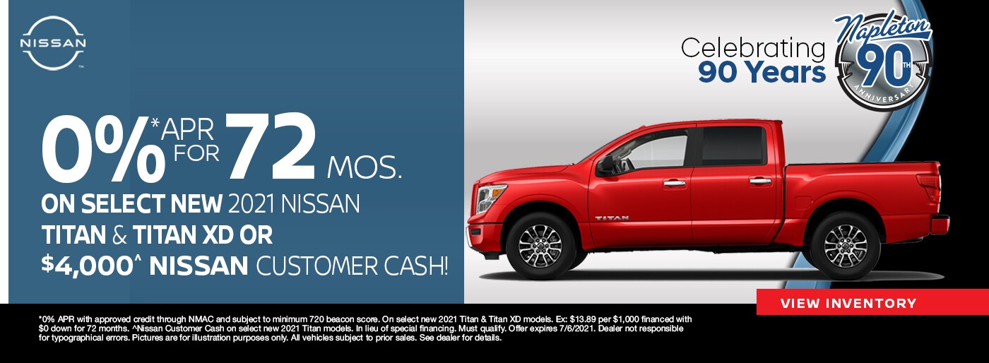 0% APR for 72 Months Available