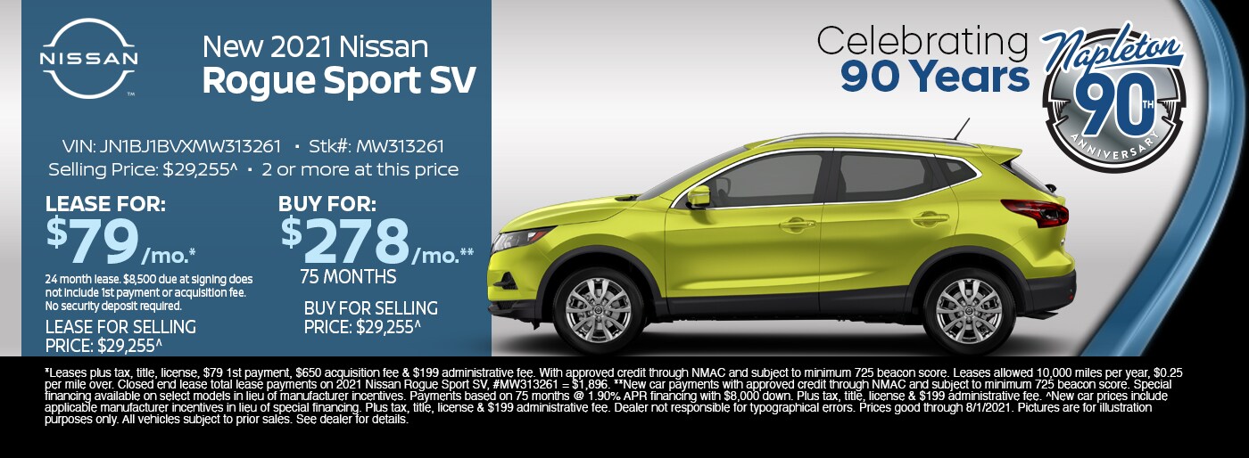New 2021 Nissan Rogue Sport