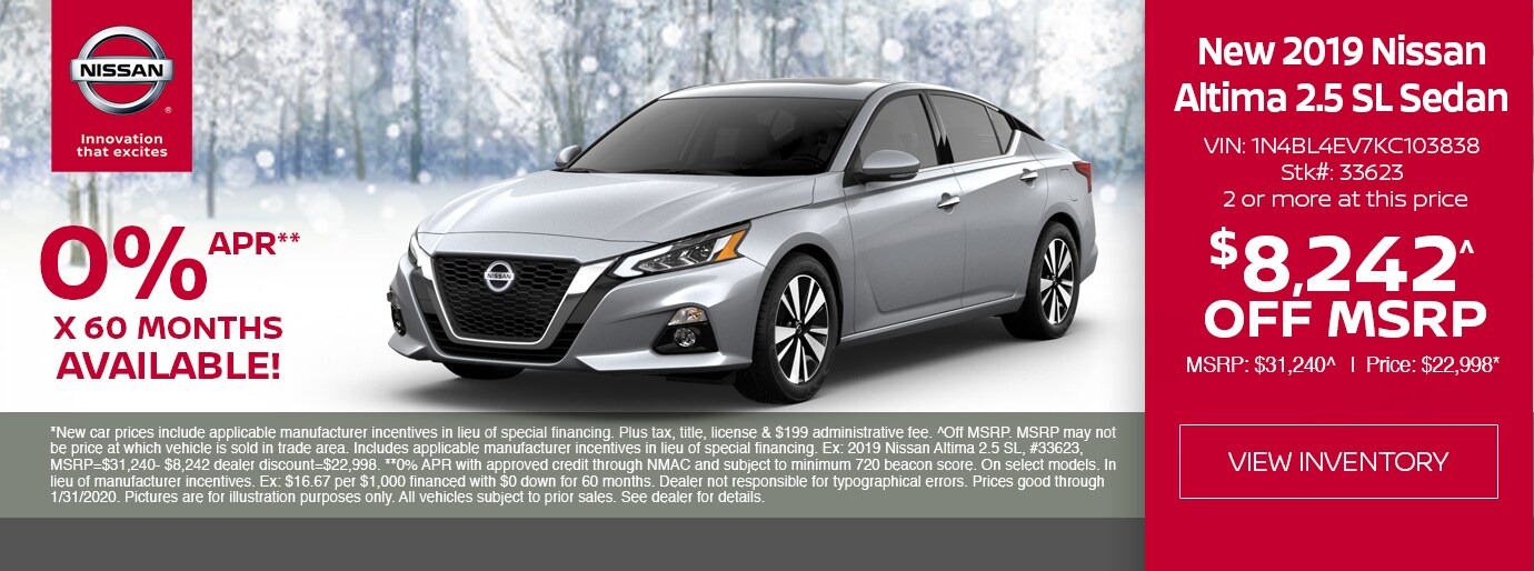 New 2019 Nissan Altima