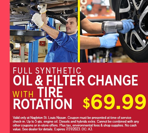 Full Synthetic Oil and Filter Change