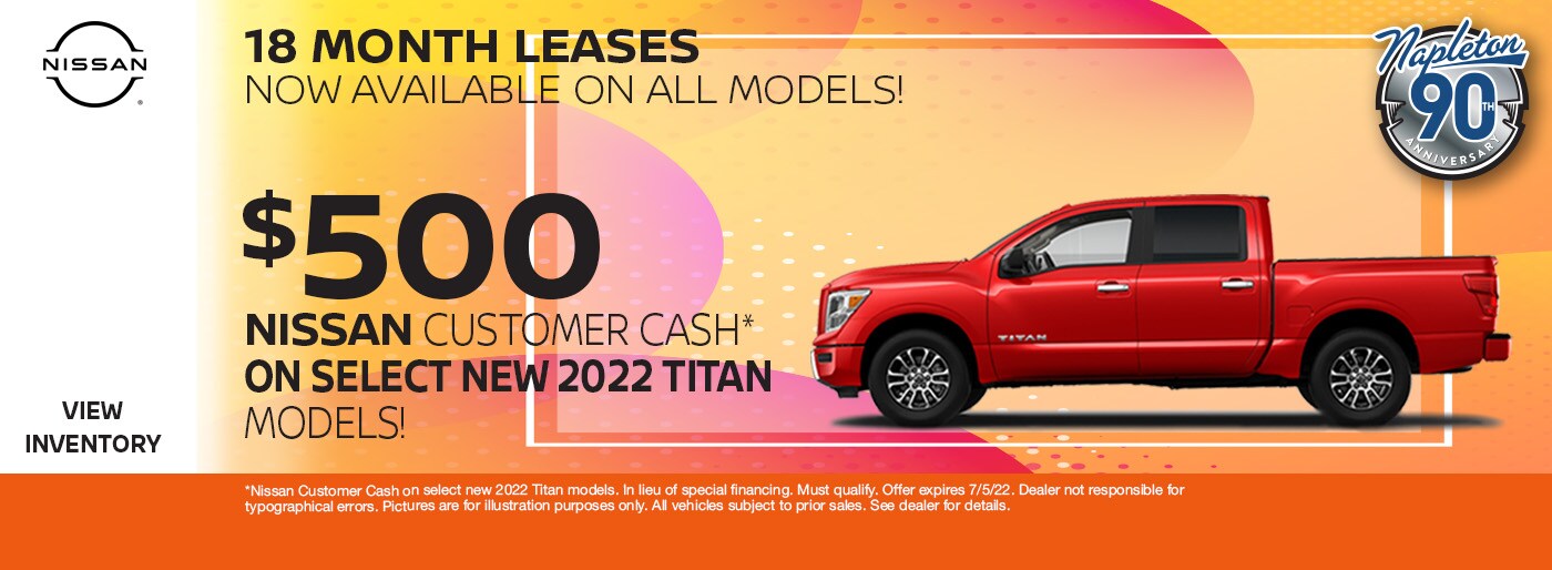 $500 Nissan Customer Cash on Titan