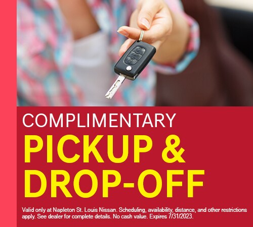 Complimentary Pick Up and Drop Off