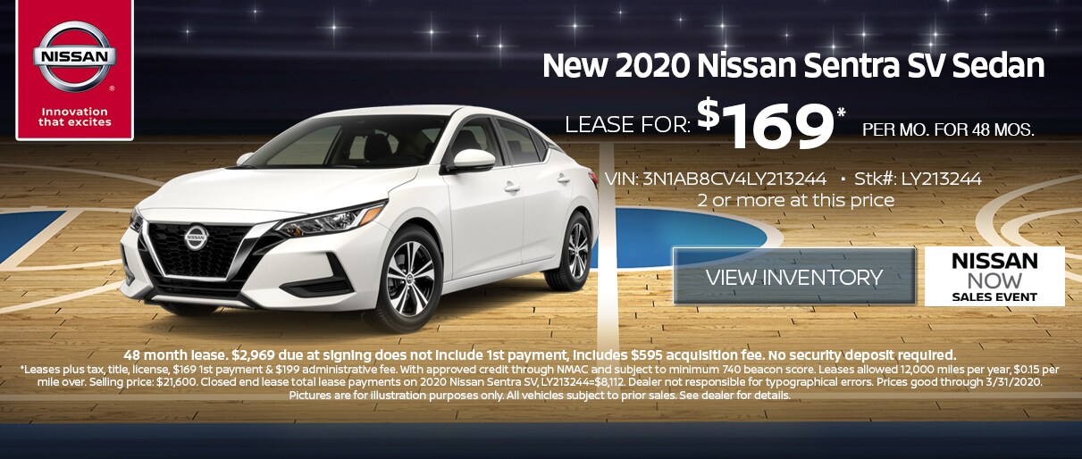 New 2020 Nissan Sentra SV