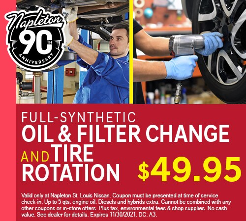 Full Synthetic Oil and Filter Change Coupon