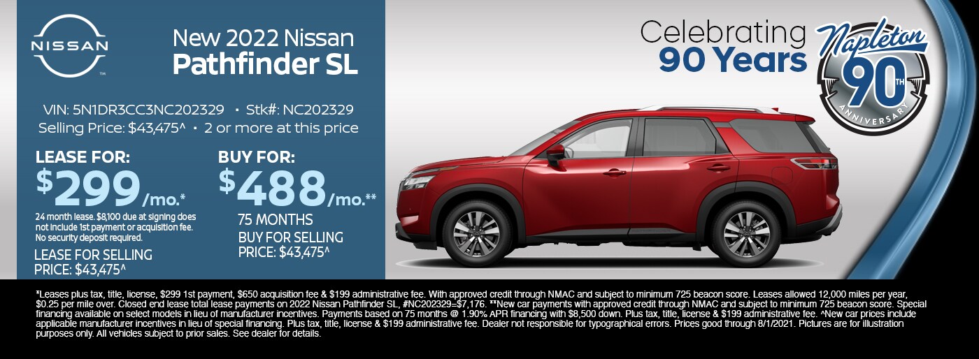 New 2022 Nissan Pathfinder
