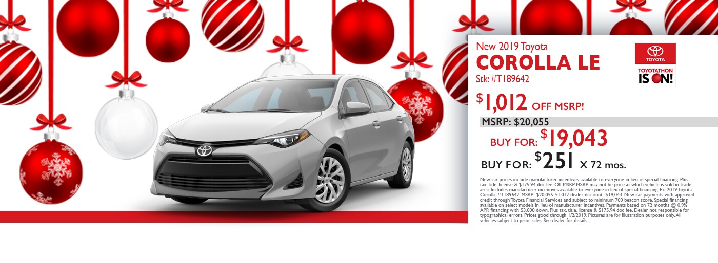 New 2019 Toyota Corolla