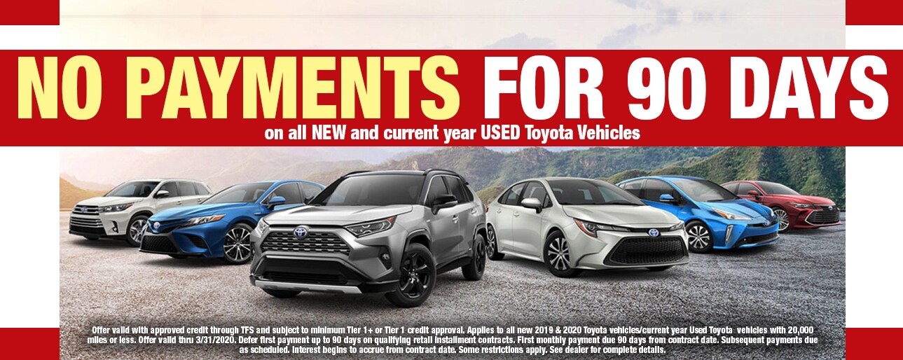 No Payments For 90 Days - Going On Now!