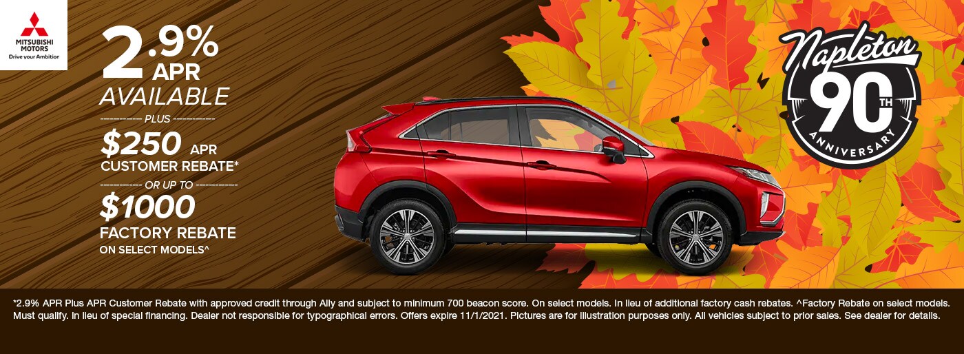 2 point 9% APR Available