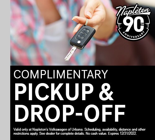 Complimentary Pick Up and Drop Off Coupon