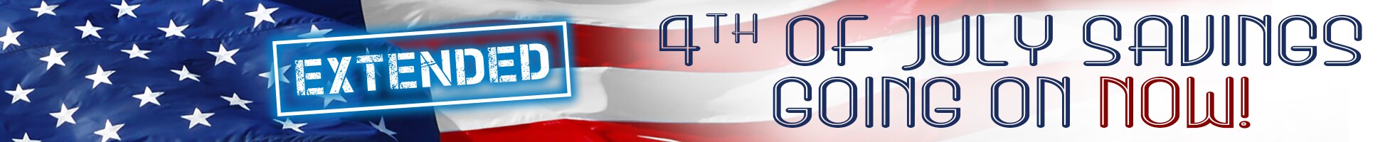 4th Of July Savings Going On Now!