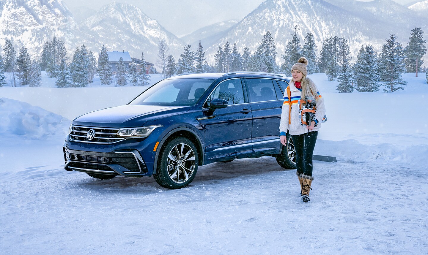 Volkswagen Tiguan in Snow Volkswagen Tiguan near Urbana