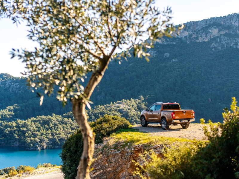 Nissan Truck on the hill
