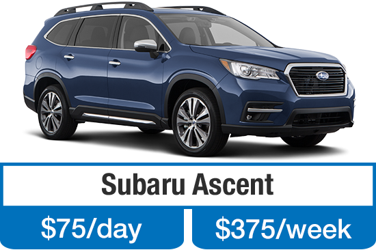 Rent A New Subaru Ascent at Nate Wade Subaru in Salt Lake City, UT Rent A New Subaru Ascent at Nate Wade Subaru in Salt Lake City, UT