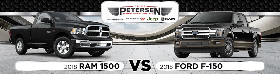2018 RAM 1500 vs. 2018 Ford F-150 2018 Ram 1500 vs. 2018 Ford F-150 promotional banner
