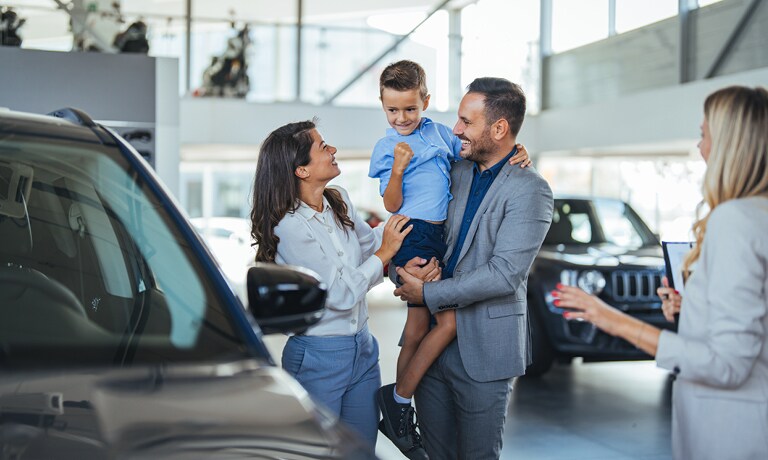 Family With New Vehicle