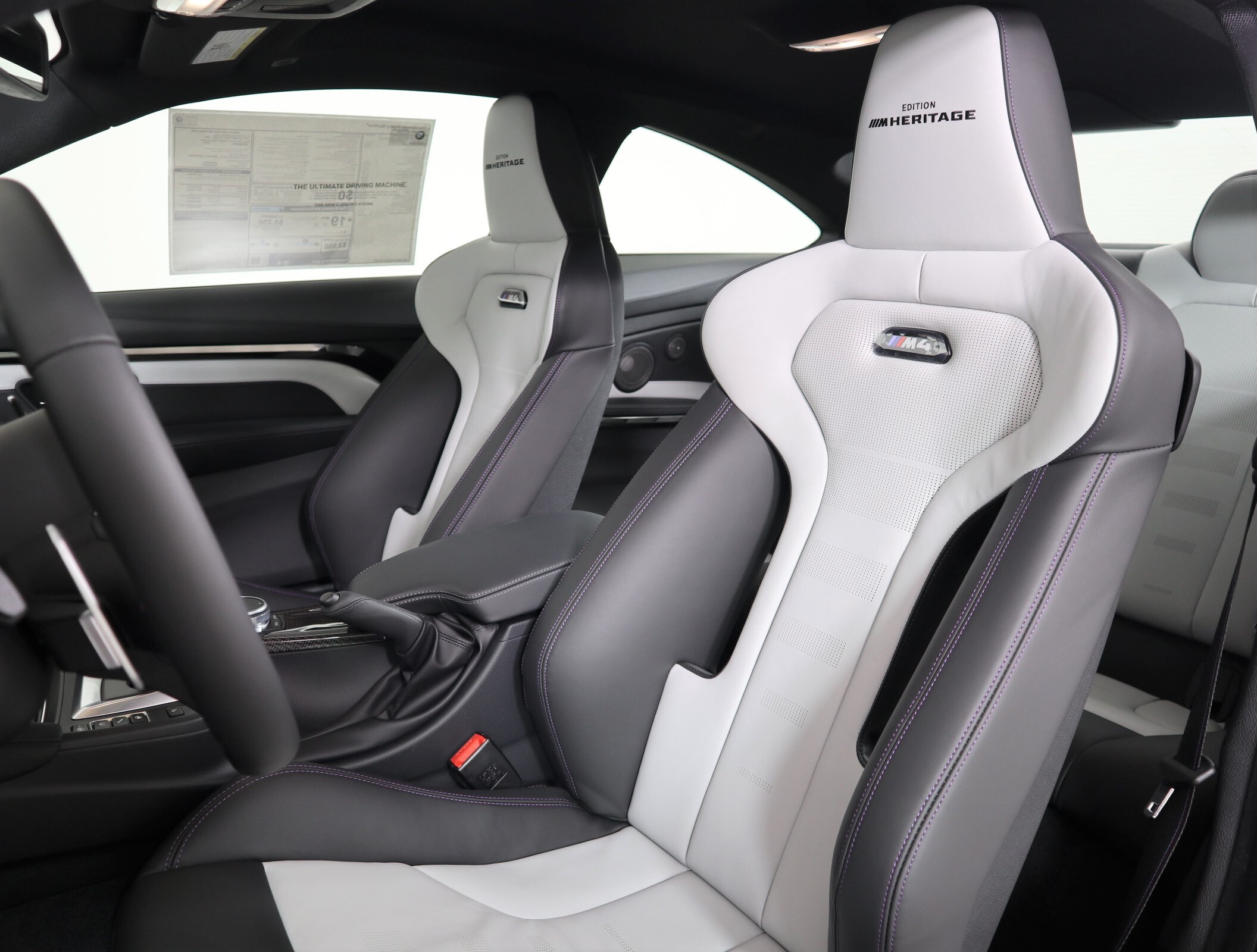 2020 BMW M4 Coupe “Heritage Edition” Manual Interior