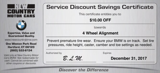 Ct Bmw Service Specials Bmw Repairs And Maintenance