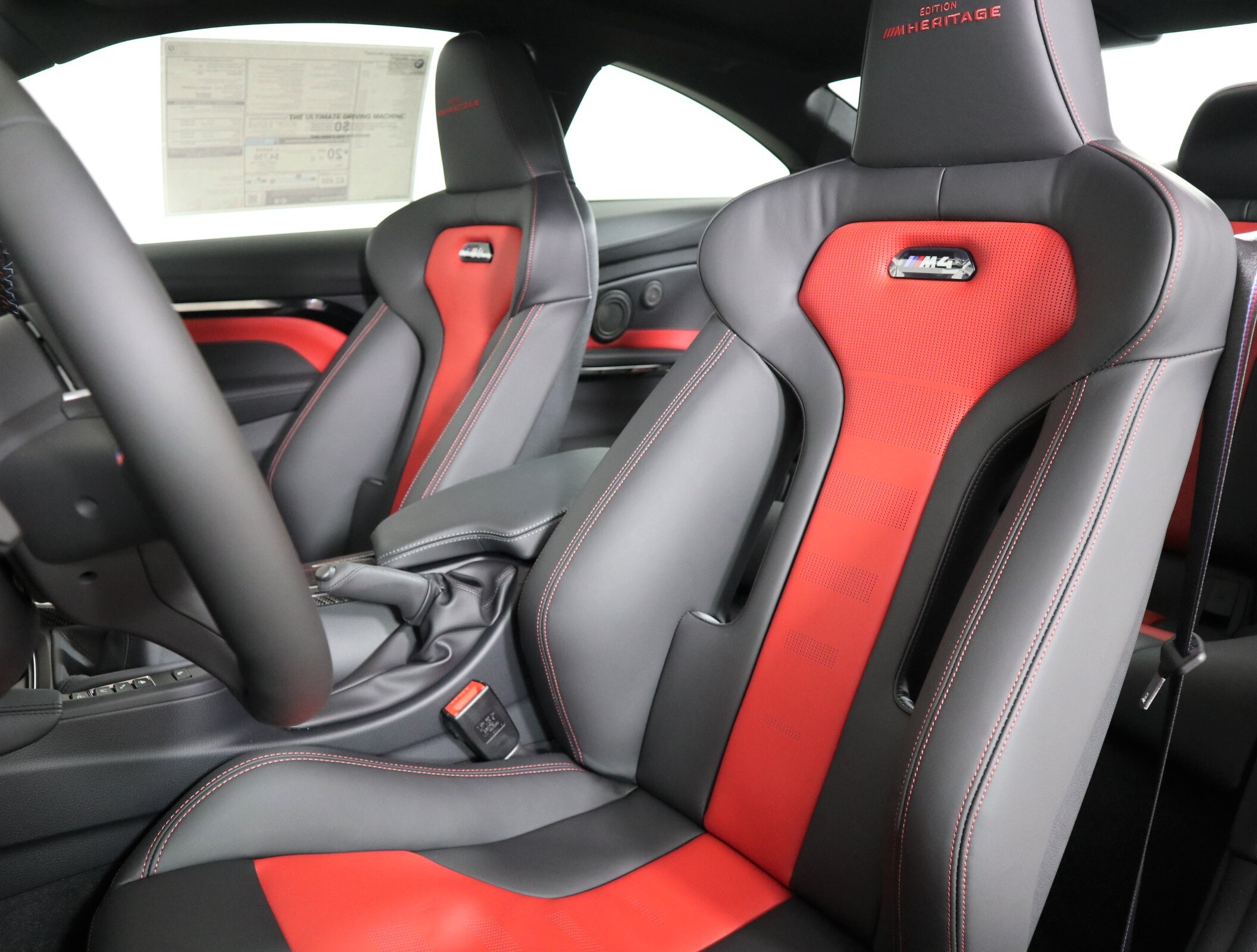 2020 BMW M4 Coupe “Heritage Edition” Manual Interior