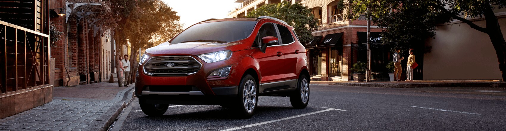 2021 Ford EcoSport Red Parking Spot Town