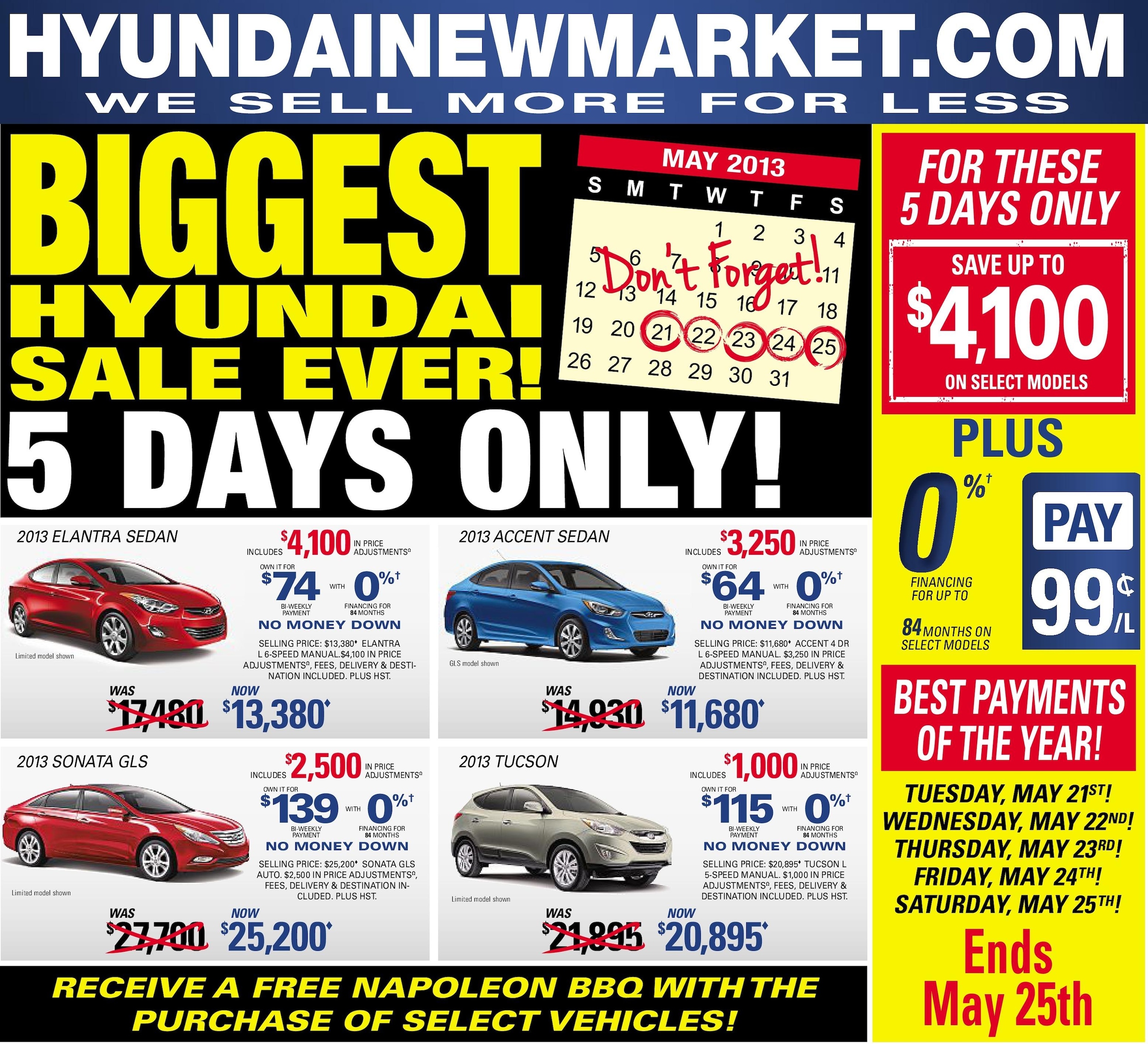 Hyundai Biggest Sale Ever