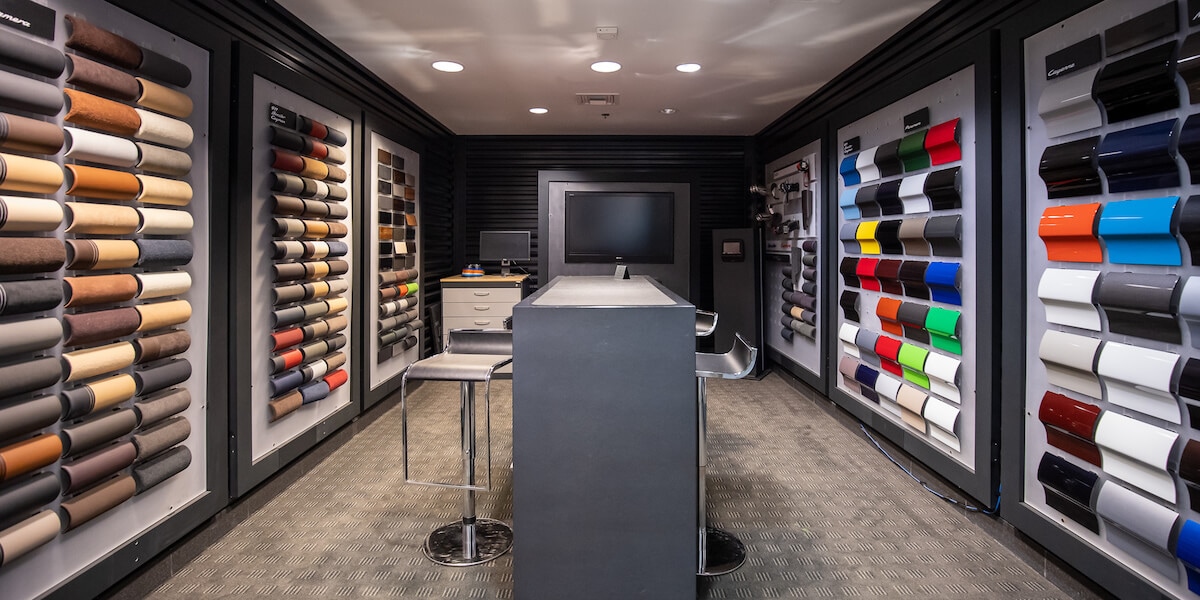 Porsche Newport Beach custom order design studio